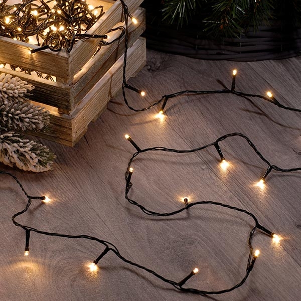 Christmas Tree & String Lights