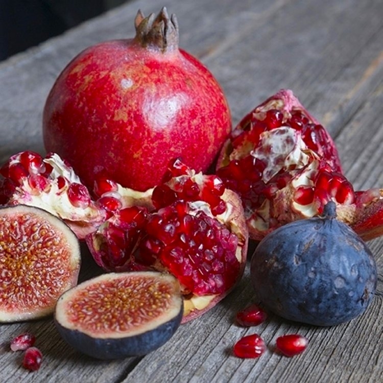 Fig, Pomegranate & Sharon Fruit