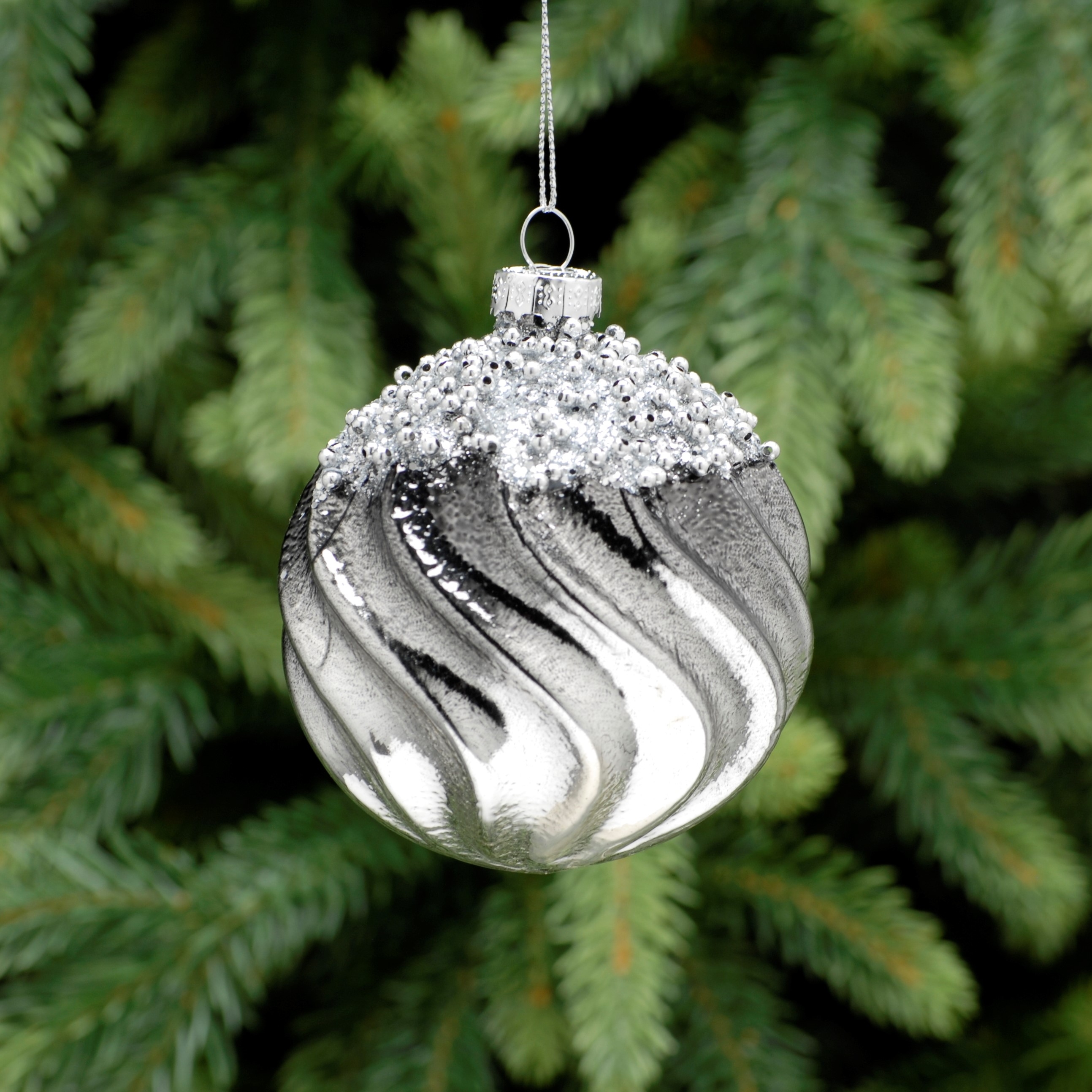 Grey Christmas Decorations