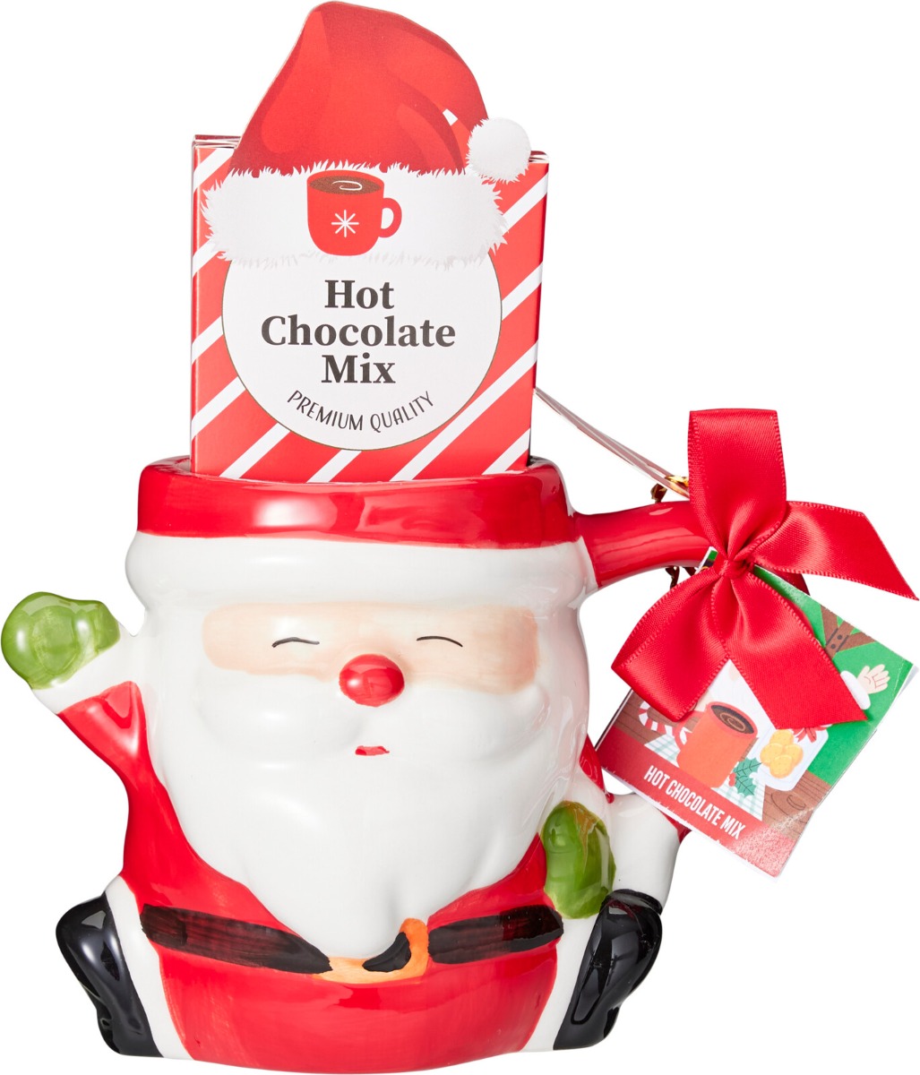 Santa Mug with Hot Chocolate Mix Santa Mug with Hot Chocolate Mix