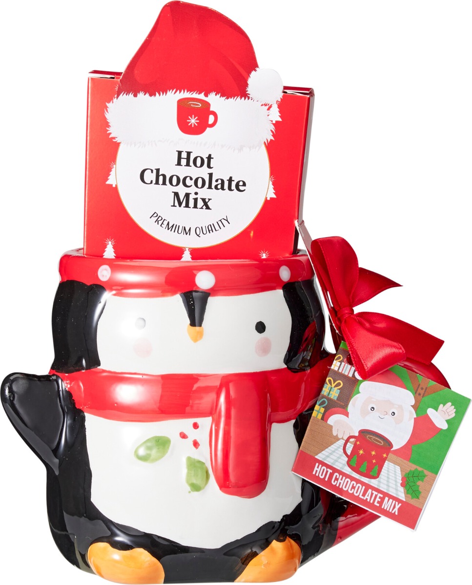 Penguin Mug with Hot Chocolate Mix Penguin Mug with Hot Chocolate Mix