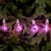 Christmas Tree String Light - 10 Edison Bulb Pink Led Lights