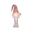 Christmas Decoration - Led Light Standing Telescopic Legs in Pink - Pack of 2