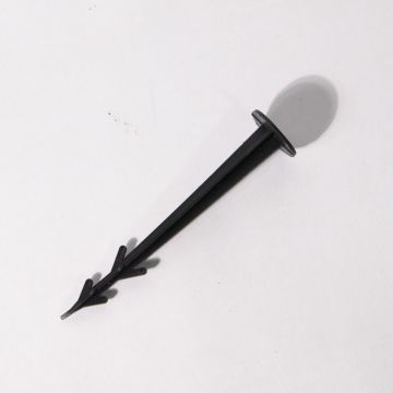 12cm Weed Membrane Pegs (Black) - 100 Pack
