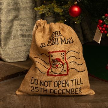 Hessian 'Santa Mail' Christmas Present Sacks