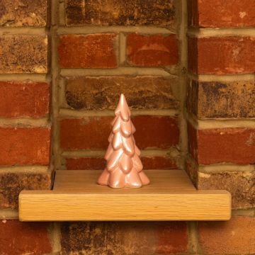 Pink Porcelain Tree Ornament - Christmas Tree Decoration