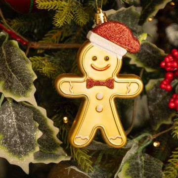 Gingerbread man Bauble - Christmas Tree Decoration 