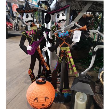 Halloween Decor - Metal Mexican Band - Guitar