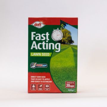 ‭Doff Fast Acting Lawn Grass Seed +PROcoat for Quality Result Garden - 500g