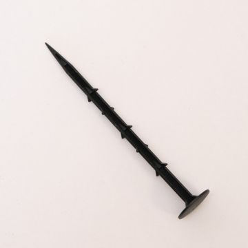 12cm Weed Membrane Pegs (Black) - Pack of 1