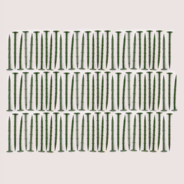 21cm Weed Membrane Pegs (Green) - Pack of 100