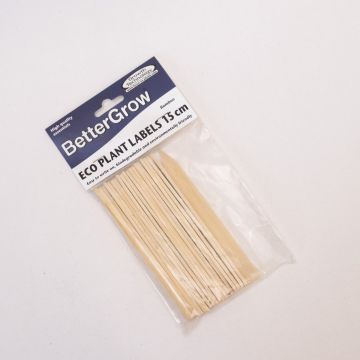 Wooden Plant Labels - 15cm - Pack of 20