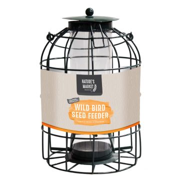 Seed Feeder with Squirrel Guard