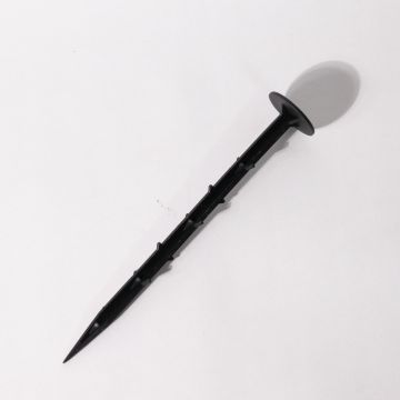 21cm Weed Membrane Pegs (Black) - 50 Pack