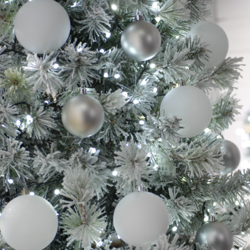 760 White Glow-Worm Lights - Christmas Lights
