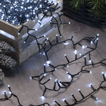 1000 White Firefly Lights - Christmas Lights