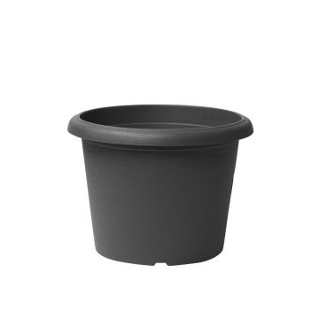 25cm Urban Grey Cylinder Pot