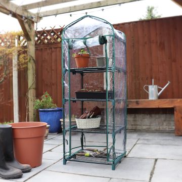 BLACK FRIDAY DEAL - Four Tier reinforced Mini Greenhouse - Outdoor Garden Plant Cold Frame Grow House