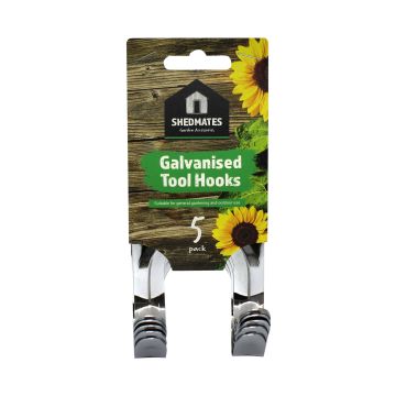 BLACK FRIDAY DEAL - Metal Tool Hooks - Pack of FIVE