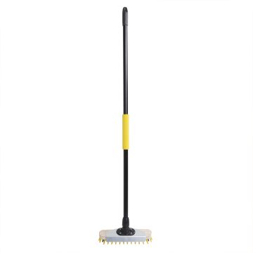 The Bulldozer! Heavy Duty Deck Scrub Brush complete with Handle