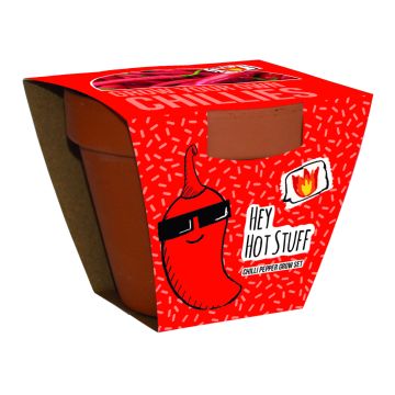Hot Stuff - Terracotta Chilli Growing Set