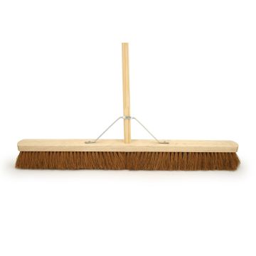 Extra Large Heavy Duty Soft Yard and Garden Broom with Handle