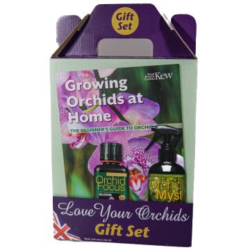 Love Your Orchid Gift Set - Orchid Book, Fertiliser & Plant Myst