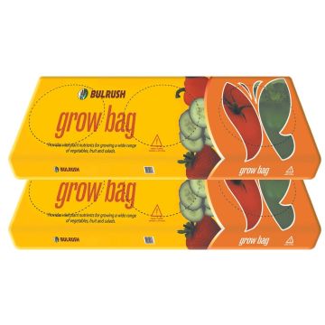 TWIN PACK - Tomato & Vegetable Planter Growing Bags - 2 x Premium Compost Grow Bags
