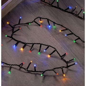 Christmas Lights - 50 Multicolour LED Timer Lights - Battery Operated