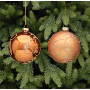 Christmas Tree Decoration - Copper Bauble