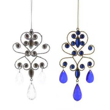 Assorted Gem Hanging Decoration - Pack of 2 - Christmas Decoration
