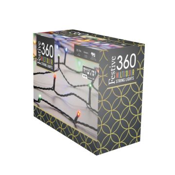 360 Multi-Colour Multifunction Timer String Lights - Christmas Lights