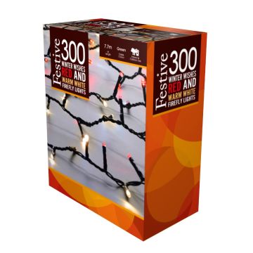 300 Winter Wishes Firefly Lights - Christmas Lights