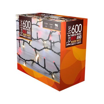600 Winter Wishes Firefly Lights - Christmas Lights