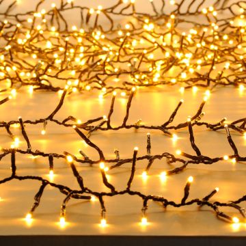 2000 Gold Multifunction Cluster Lights - Christmas Lights
