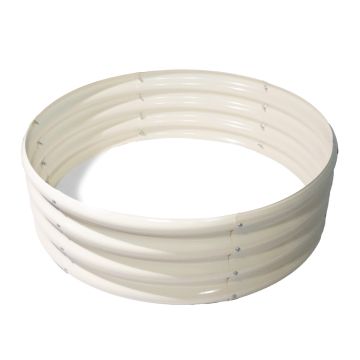 Raised Bed Garden Planter Circle (3ft) - Cream