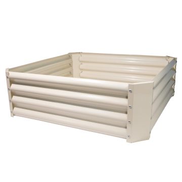 Raised Bed Garden Planter Square (3ft x 3ft) - Cream