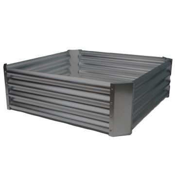 Raised Bed Garden Planter Square (3ft x 3ft) - Grey