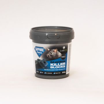 Sapphire Force 25 Pot - Block Bait for Rats and Mice - 300g
