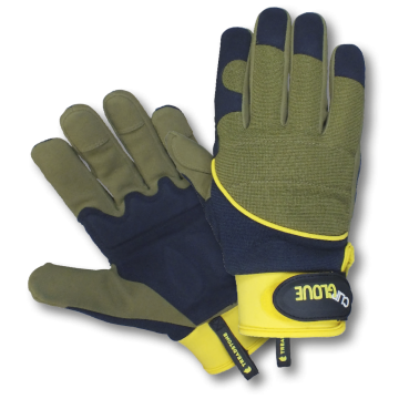Premium Shock Absorber Gardening Gloves (Mens Medium)