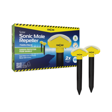 Racan Solar Sonic Mole Repeller Twin Pack