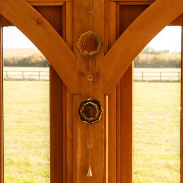 Gold Geometric Ball Garland - Christmas Decoration