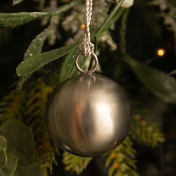 Steel Silver Bauble - Christmas Tree Decoration 