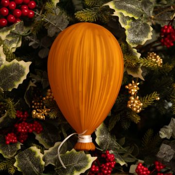 Gold Glass Balloon - Christmas Decoration