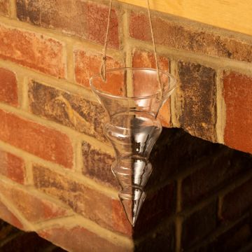 Hanging Clear Glass Tree Shape - Christmas Decoration 