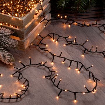 Christmas Tree String Lights -  760 Warm White LED Fairy Lights