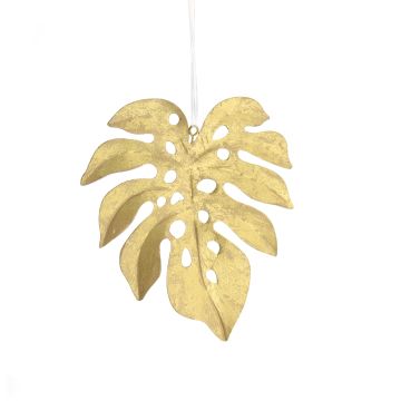 Christmas Decoration - Gold Monstera Leaf