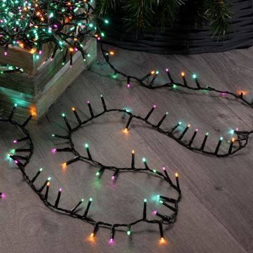 Christmas Tree String Lights - Aurora Multi-Coloured LED Sparkle lights