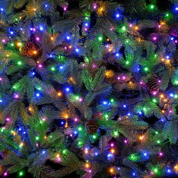 Christmas Tree Lights -  760 Pastel Multi Colour Sparkle lights