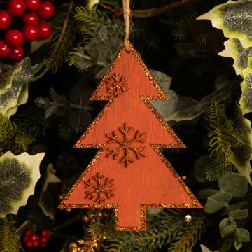 Scandinavian Wooden Tree - Christmas Decoration 